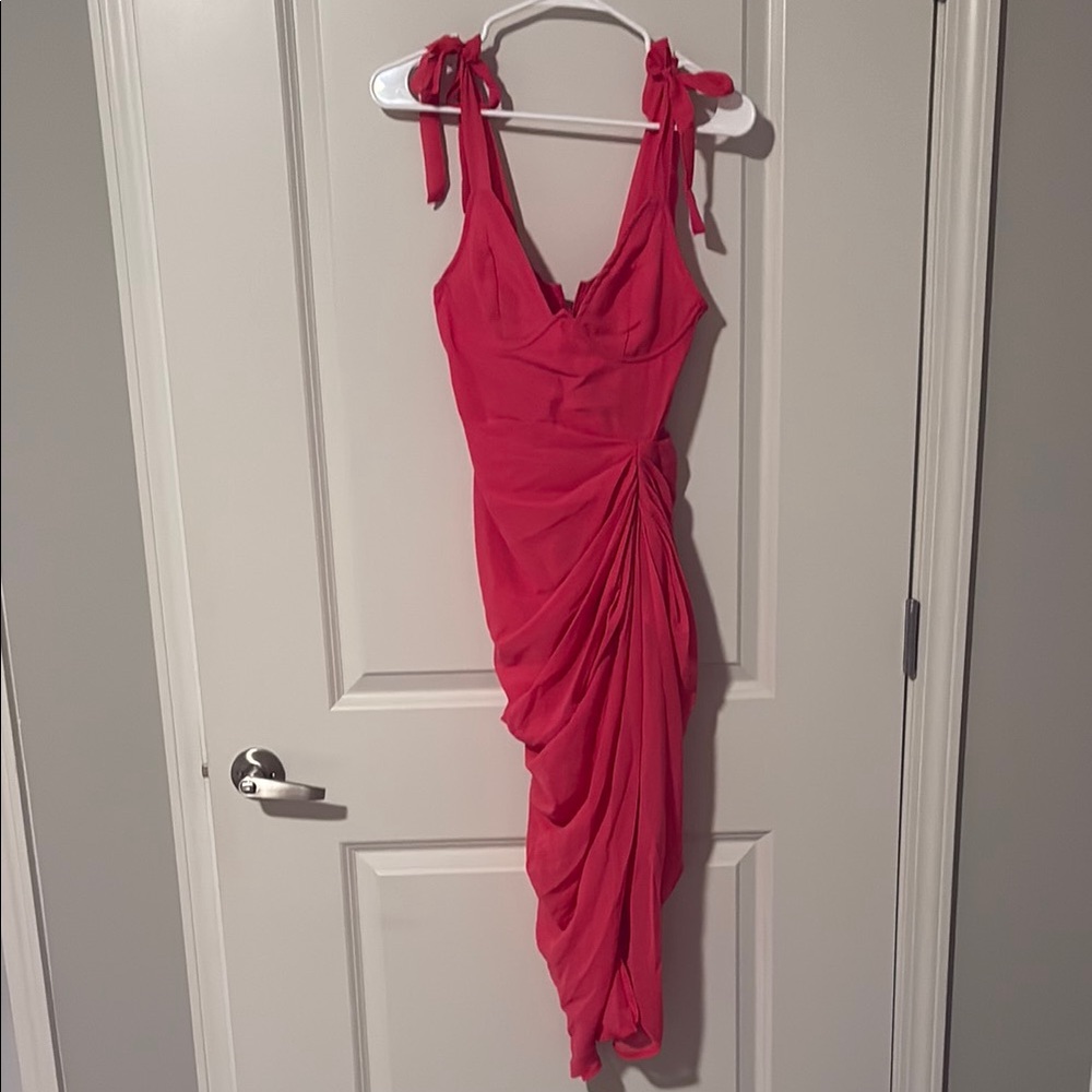 Elegant Red Women's Dress